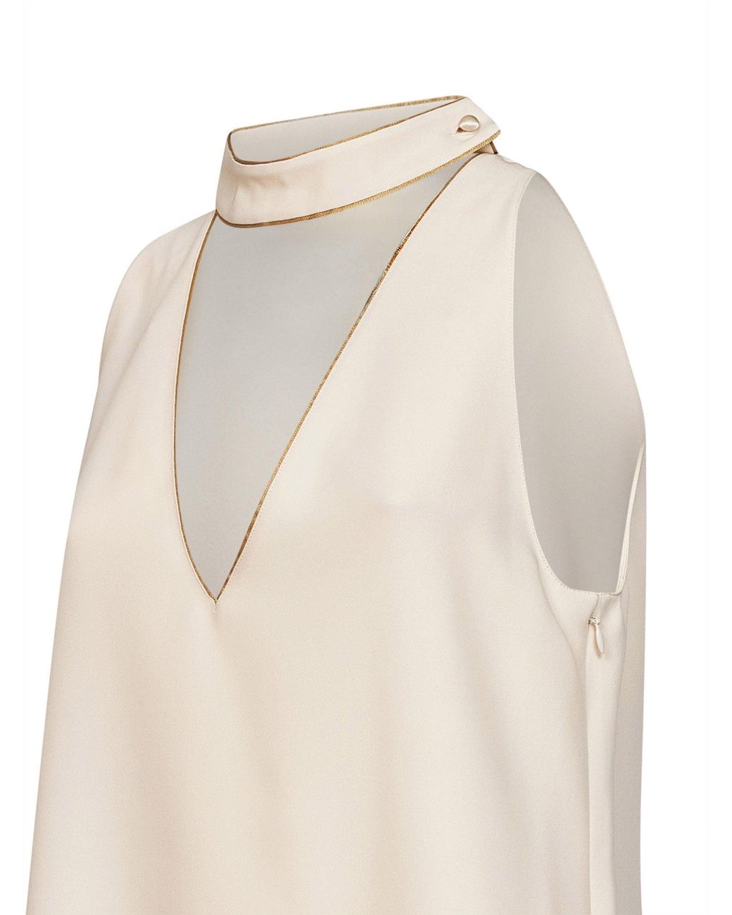 Valentino Natural Vanilla Cady Couture Mini Dress