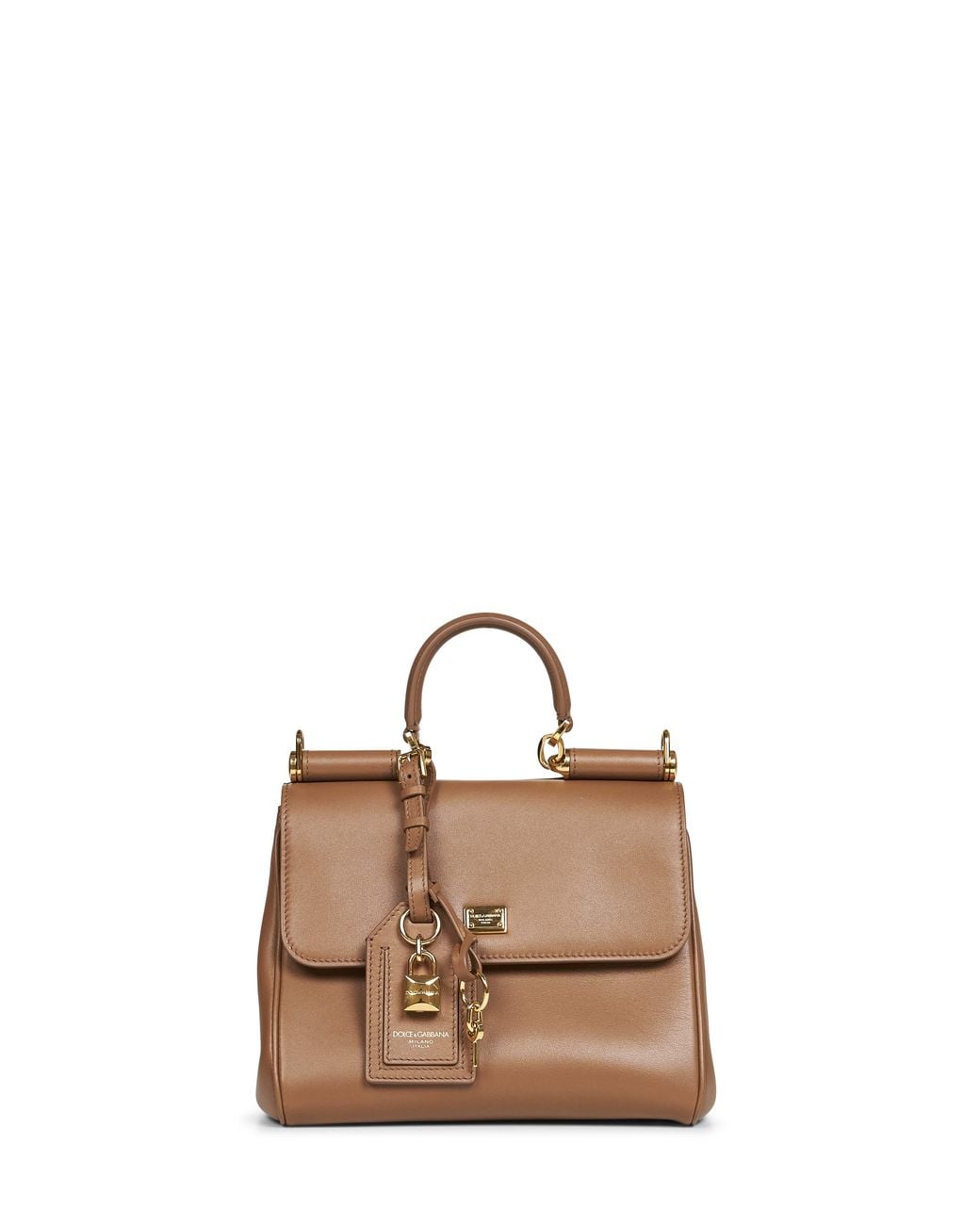 Dolce & Gabbana Natural Caramel My Sicily Small Handbag