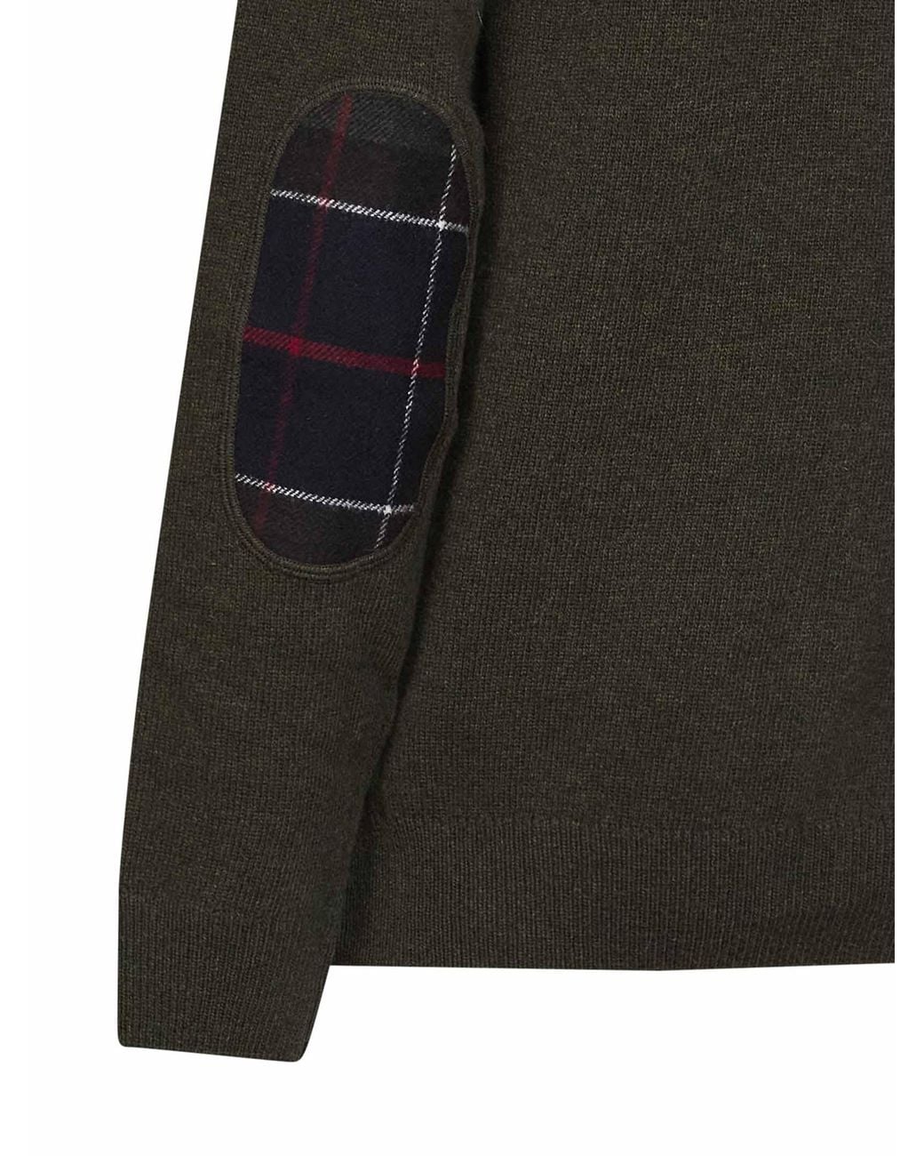 Barbour Green Lambswool Holden Crewneck Sweater for men