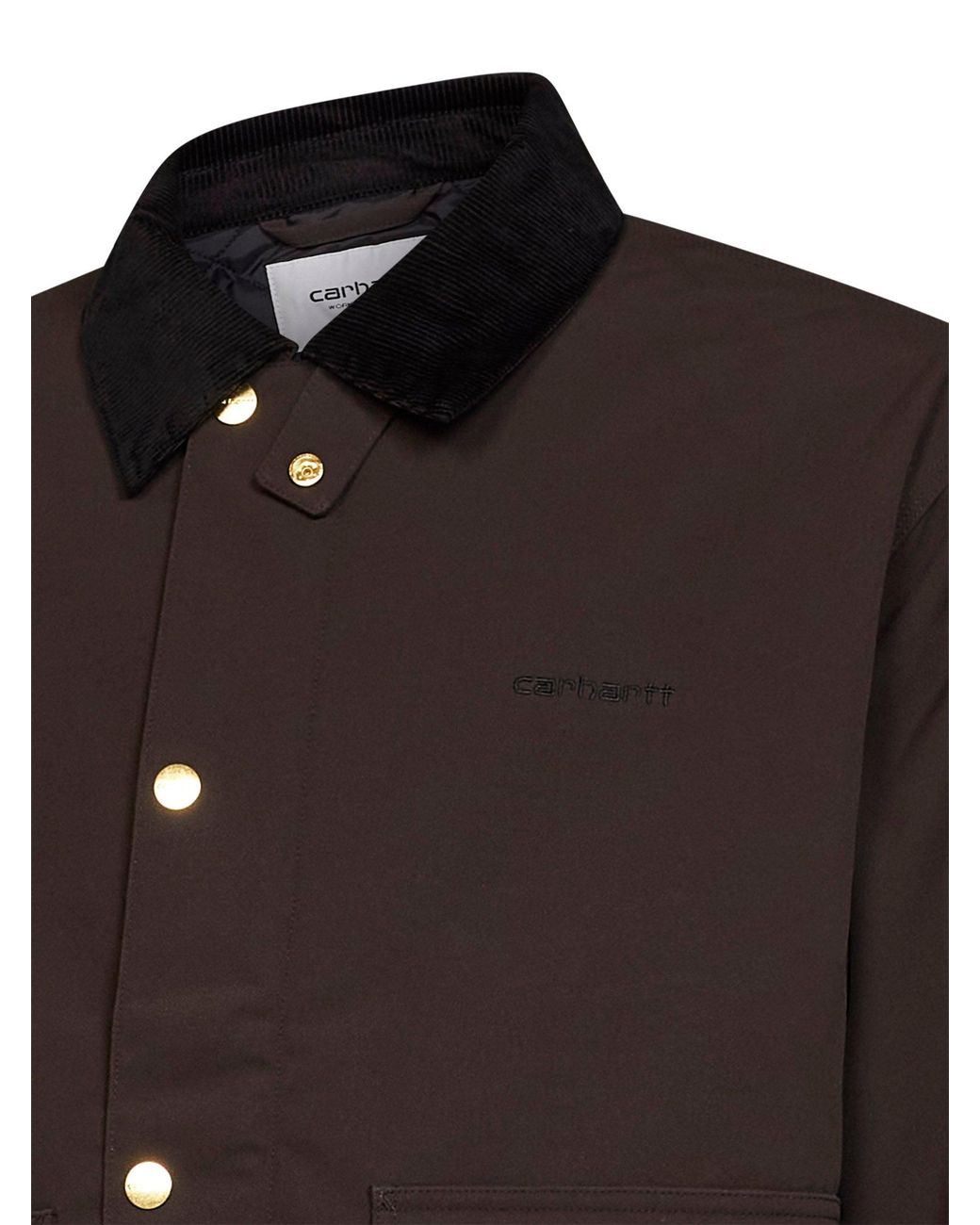 Carhartt Brown Tobacco Nylon Canvas Quentin Jacket for men