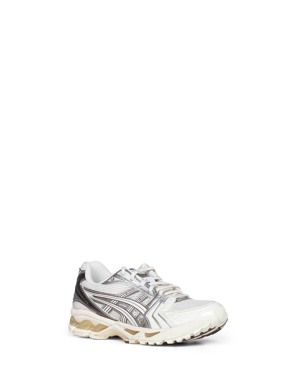 Asics White Cream And Cocoa Powder Gel-Kayano 14 Sneakers for men