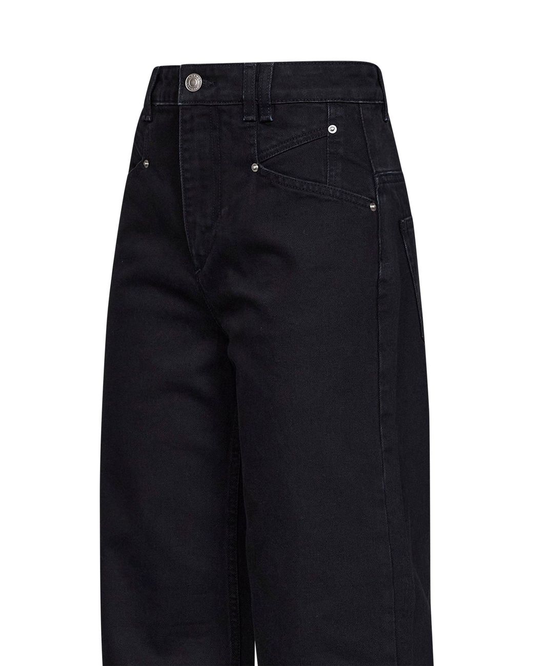 Isabel Marant Blue Cotton Denim Lemony Jeans