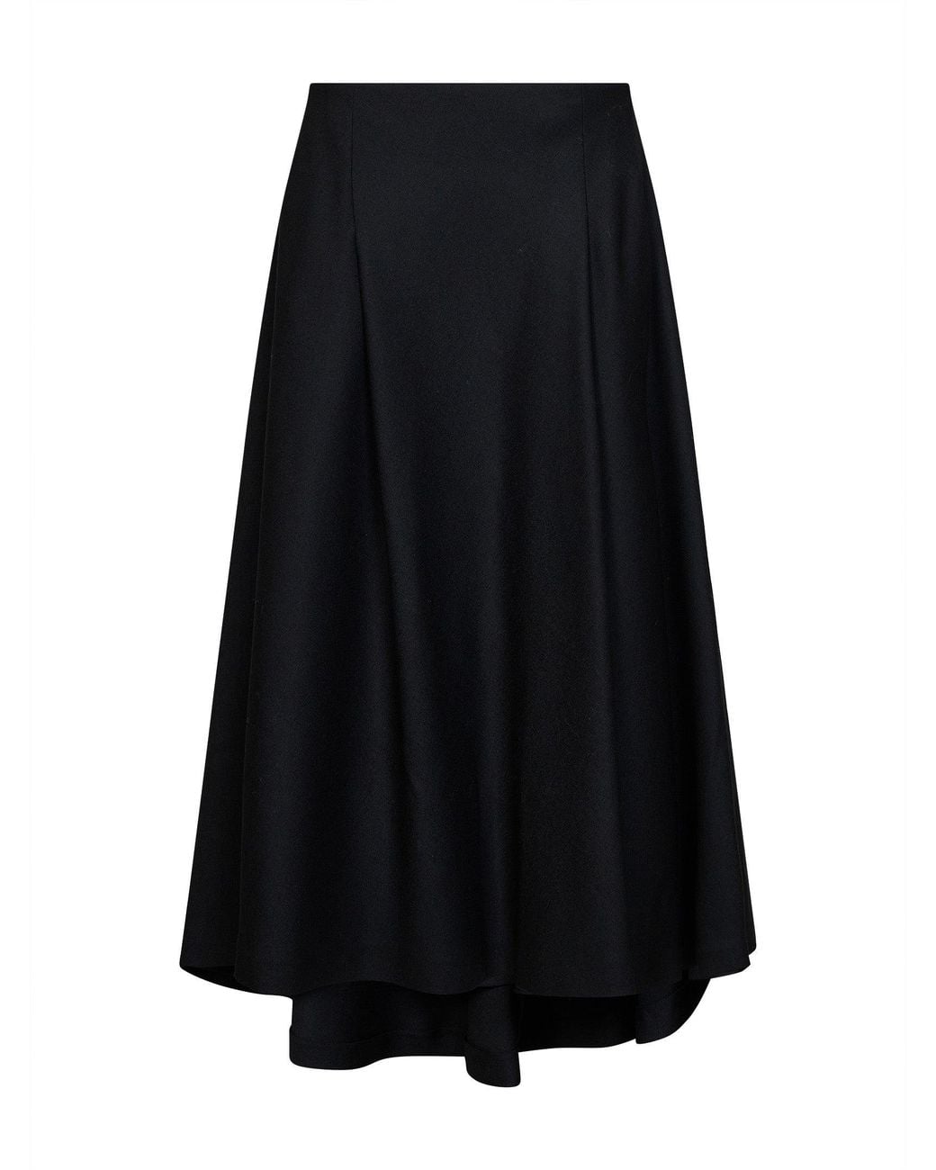 Gonna Lunga A Trapezio di AMI in Black