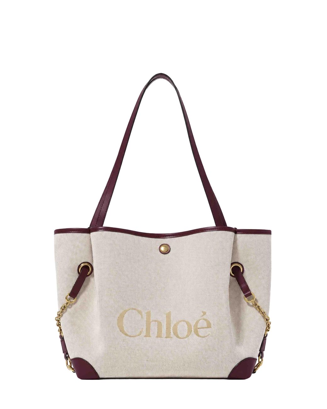 Chloé White Crafty Clover Shoulder Bag