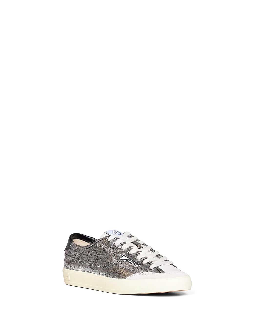AUTRY CAPSULE White Laminated Leather Windscape Low Sneakers
