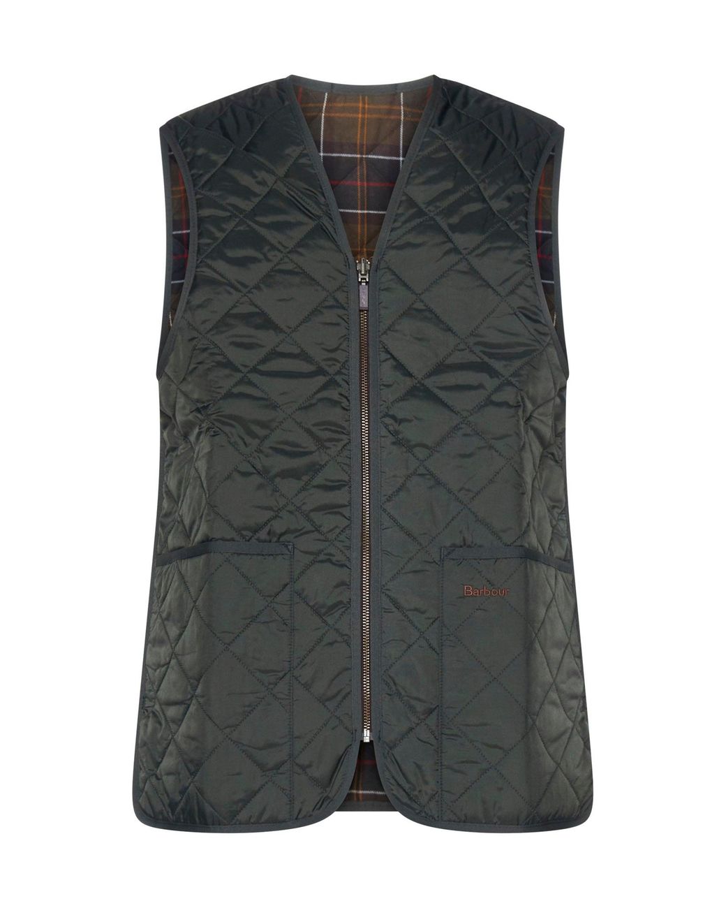Barbour Green Quilted Waistcoat for men