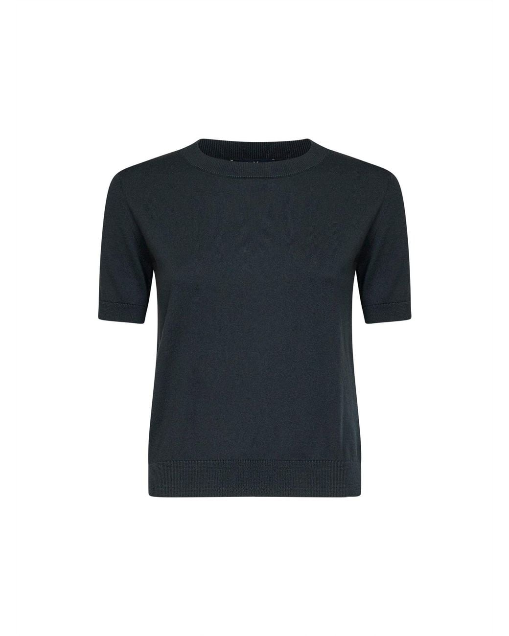 Max Mara Black Dark Knit Smmgiulietta Basic Top