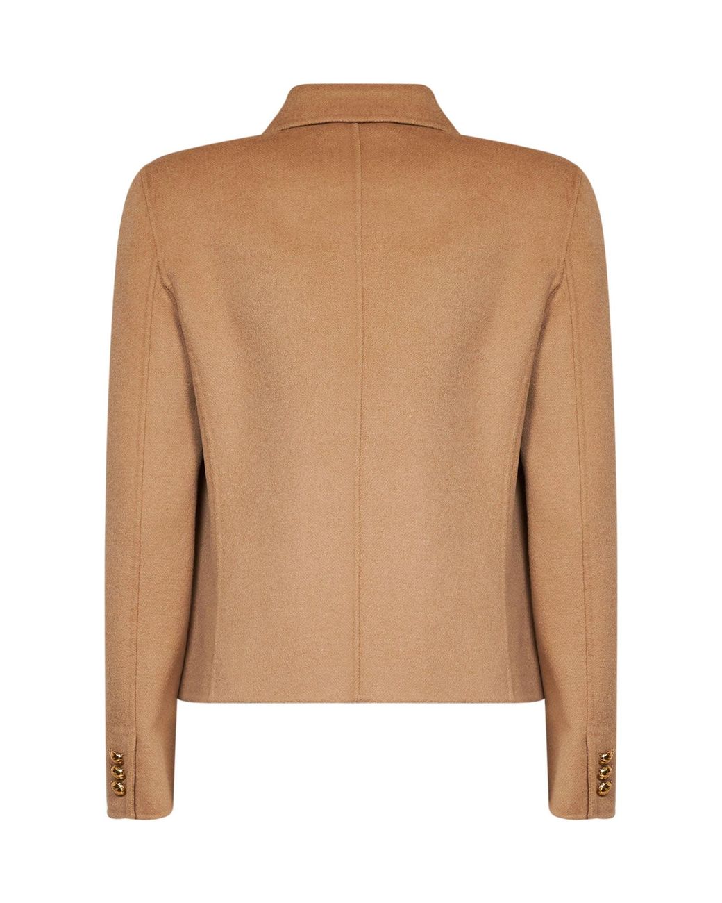 Max Mara Brown Wool-Blend Mstvenere Varsity Jacket