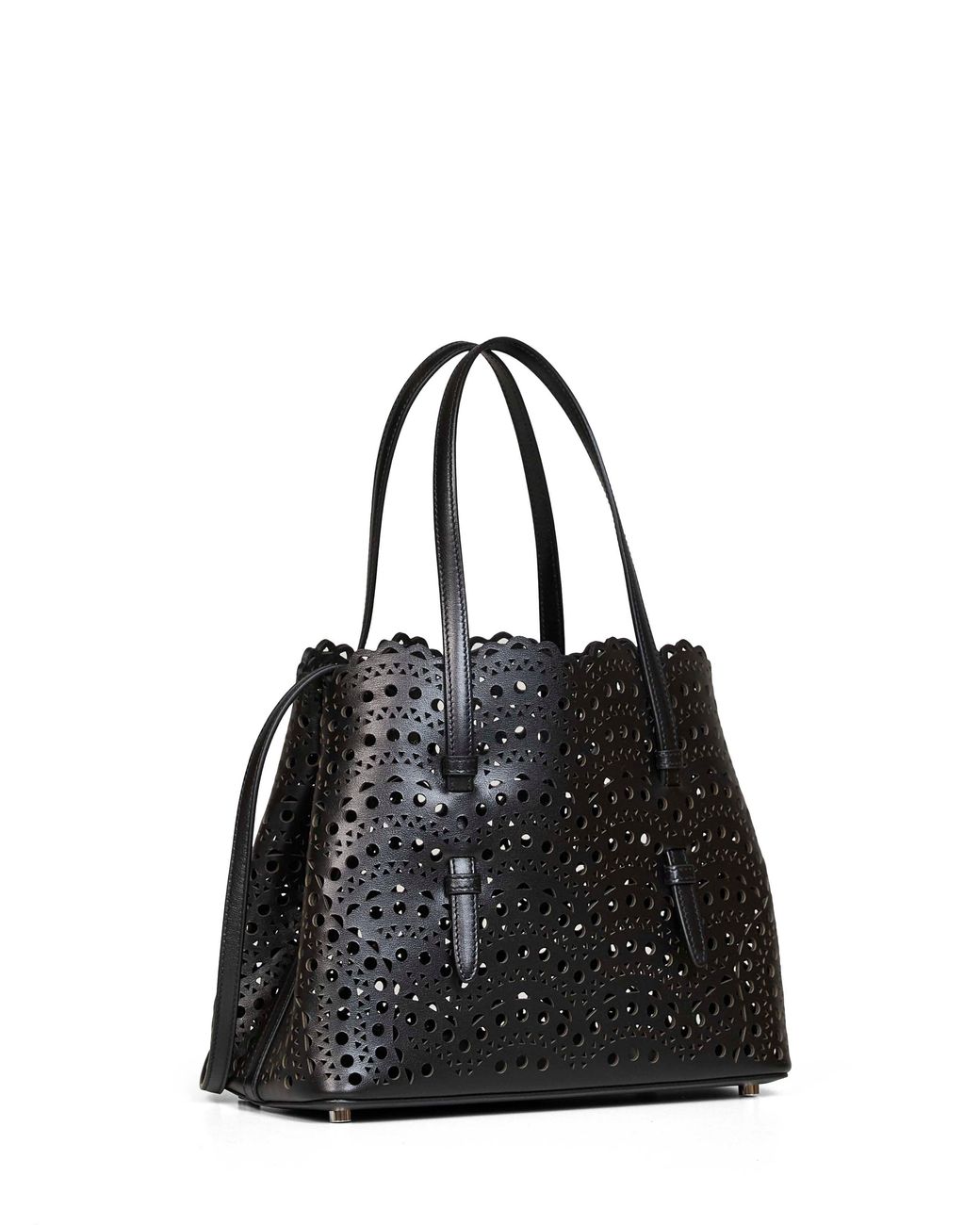 Alaïa Black Tote Bag Mina 25