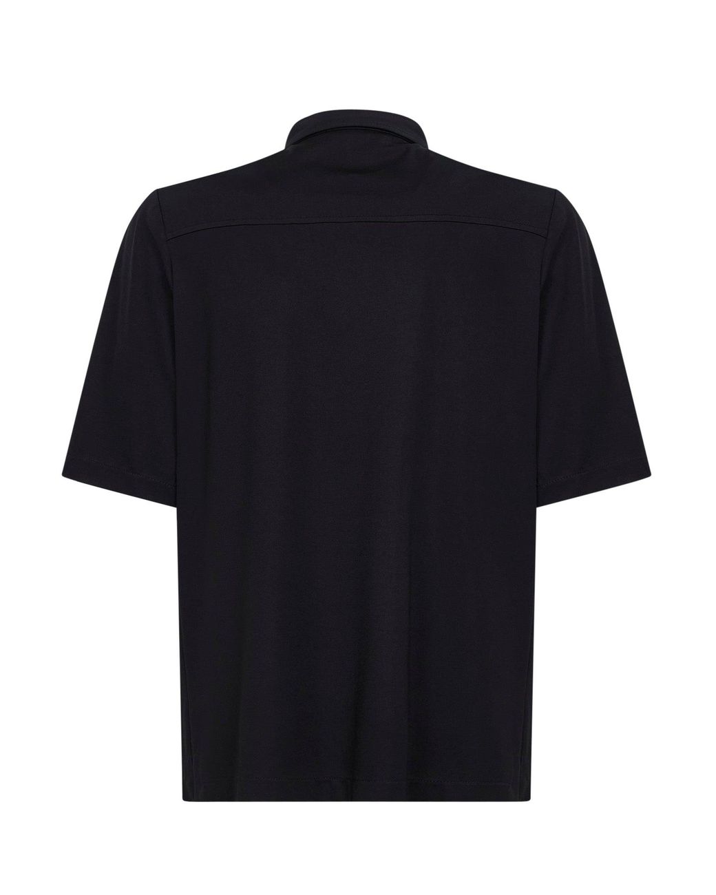 Blanca Vita Blue Viscose Blend Stretch Jersey Polo Shirt for men