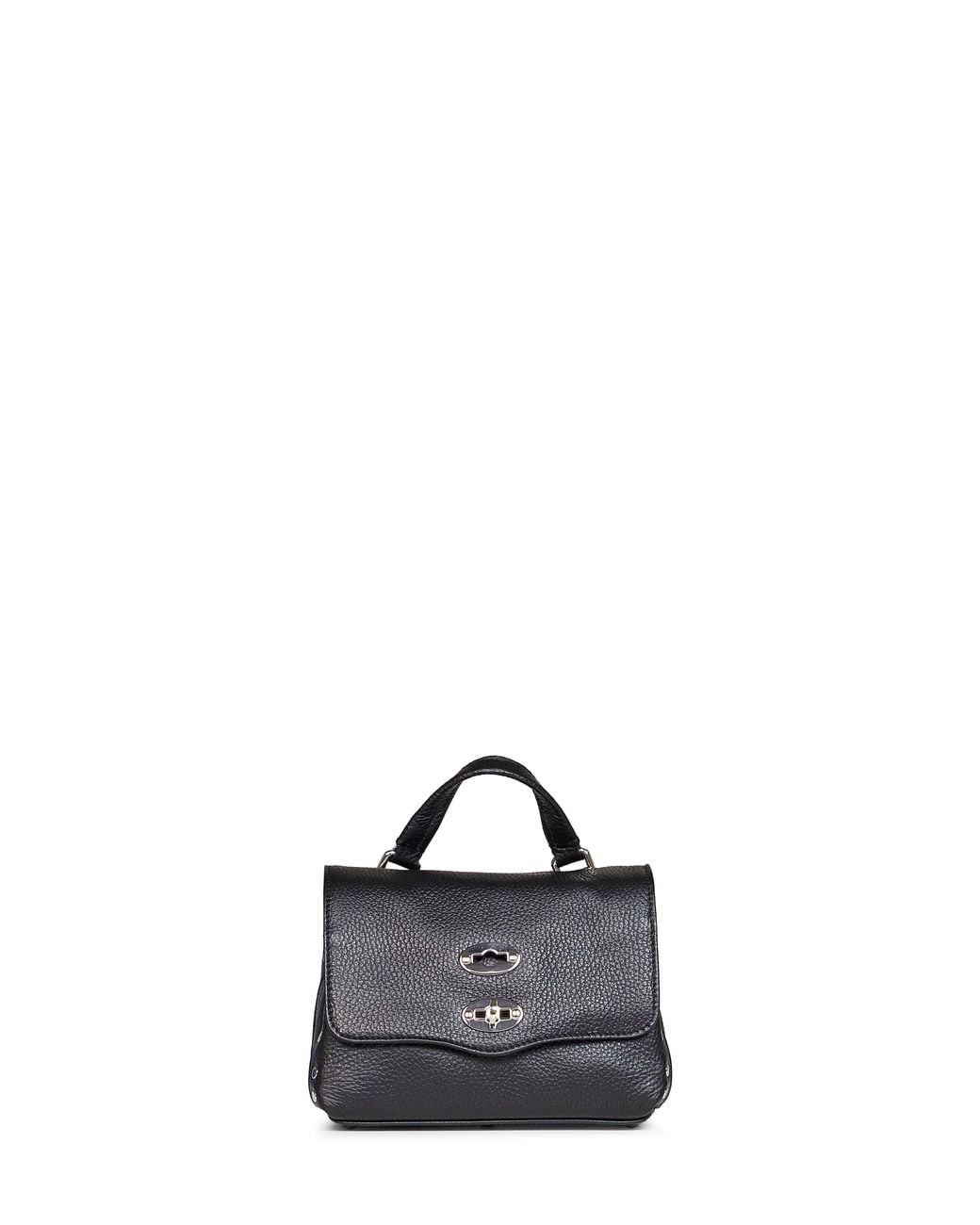 Zanellato Black Baby Postina Handbag