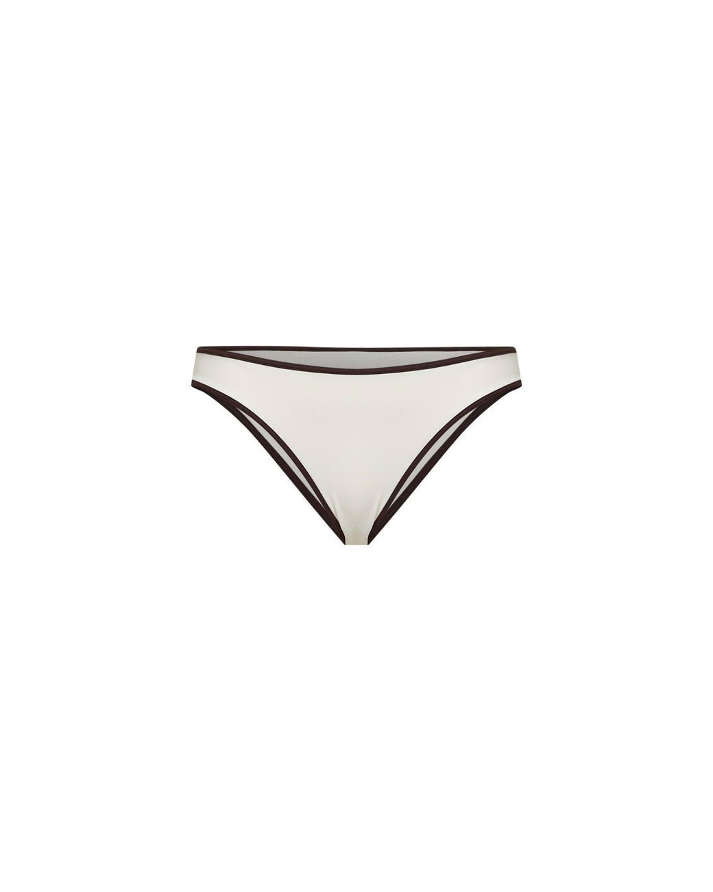 Mc2 Saint Barth White String Bikini Bottom Maia