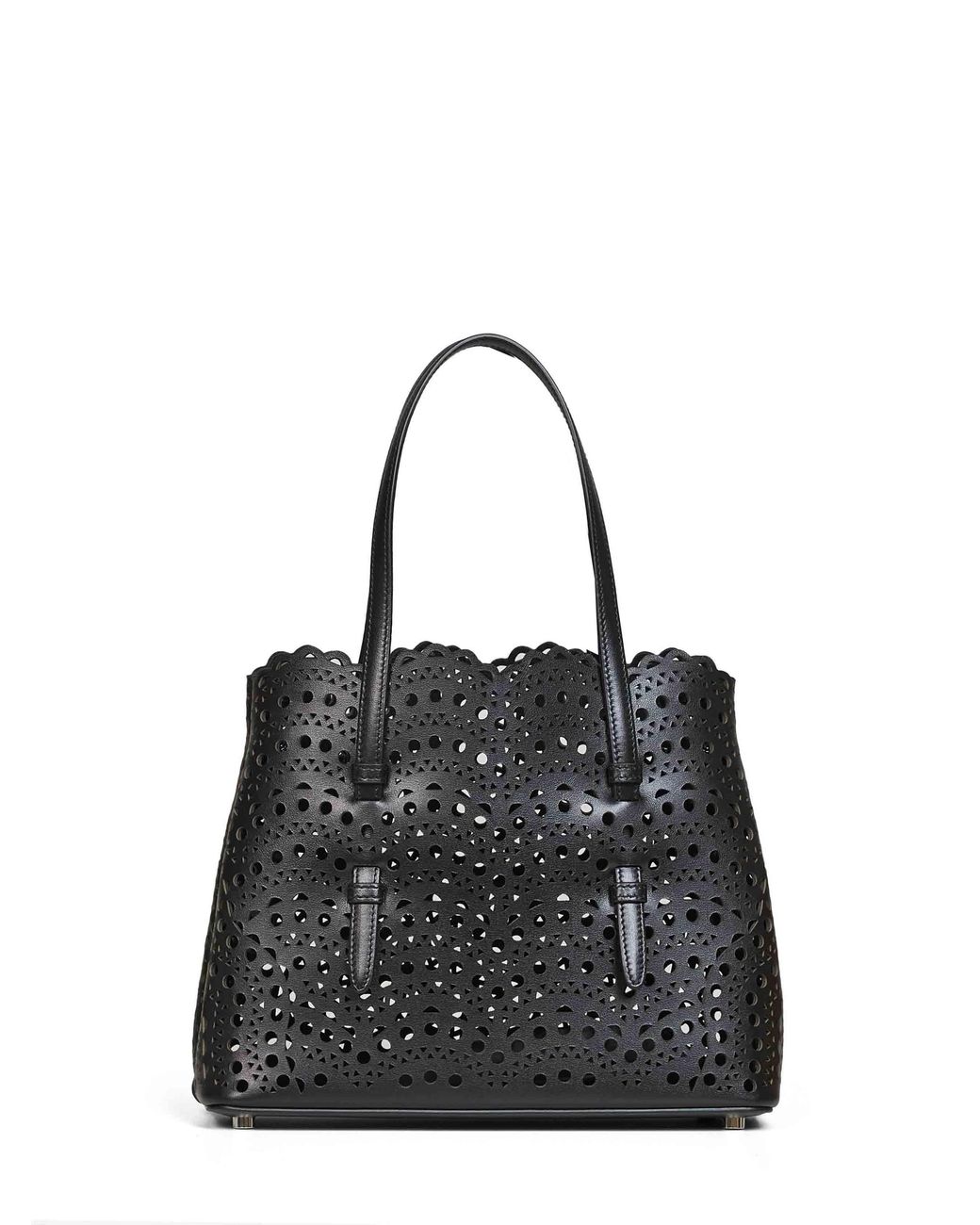 Alaïa Black Tote Bag Mina 25