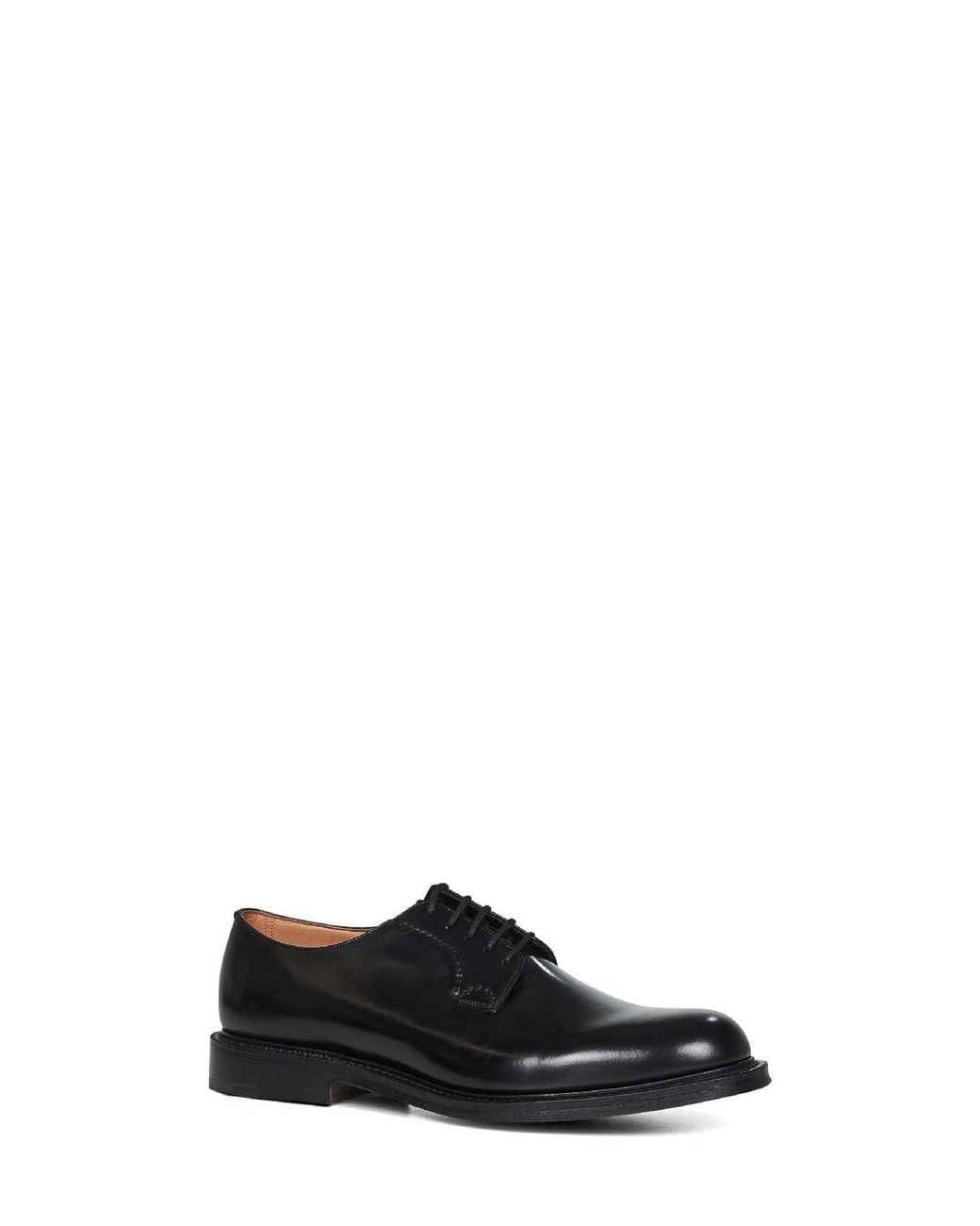 Church's White Leather Shannon Derby Blucher Shoes for men