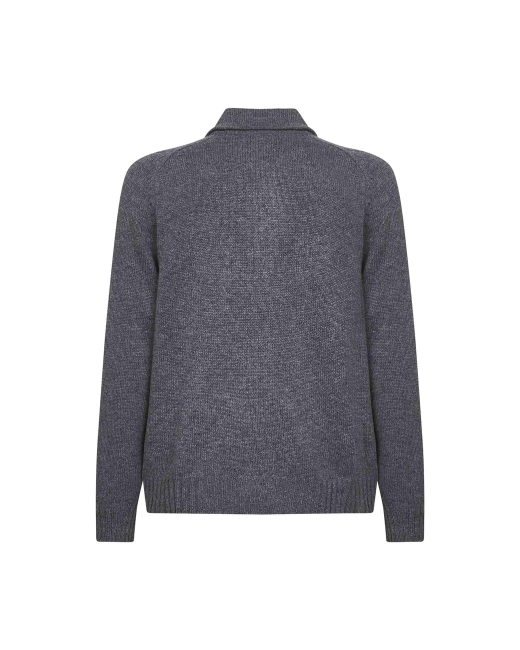 D 40 Blue Virgin Wool Knit Jacket for men