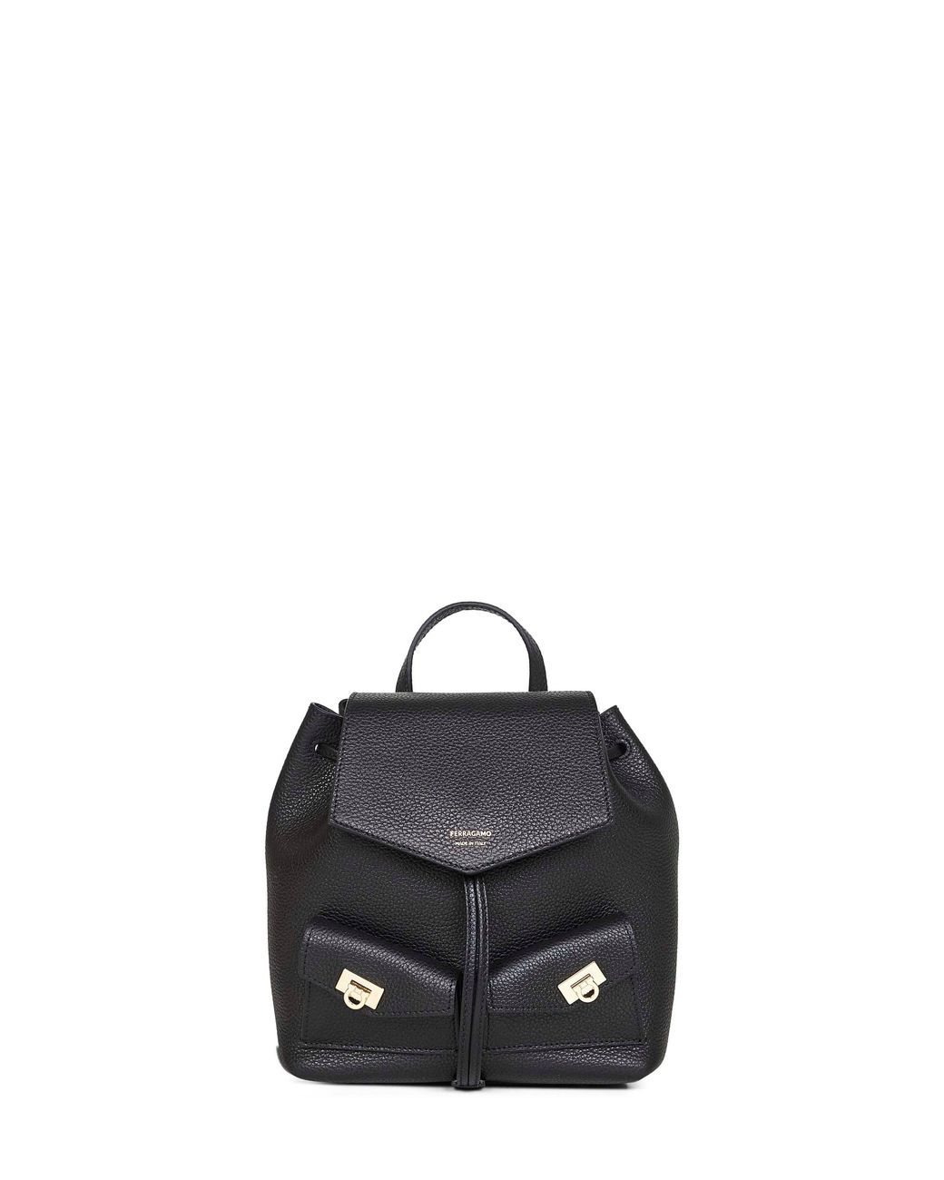Ferragamo Black Harley Backpack