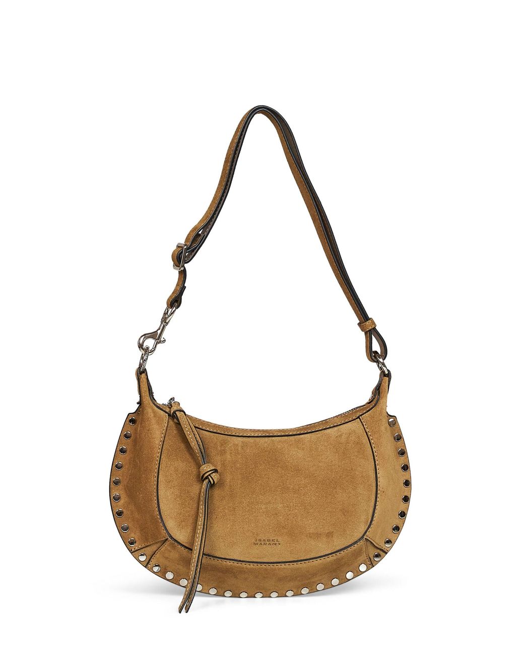 Isabel Marant Brown Taupe Oskan Moon Shoulder Bag