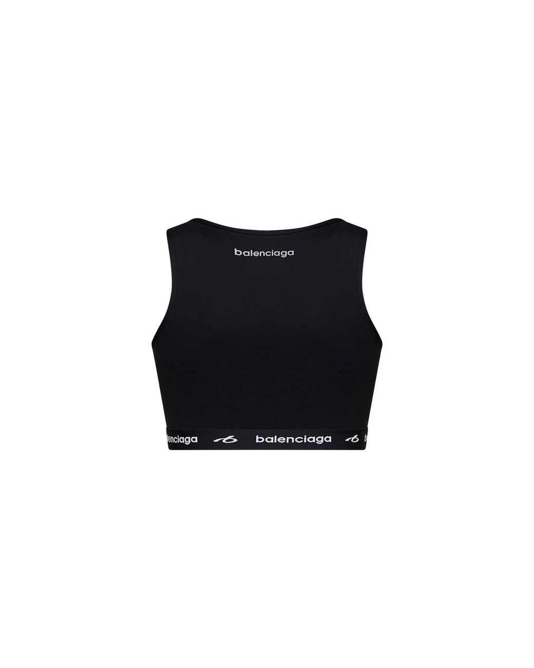 Balenciaga Black Techwear Bra Tank Top