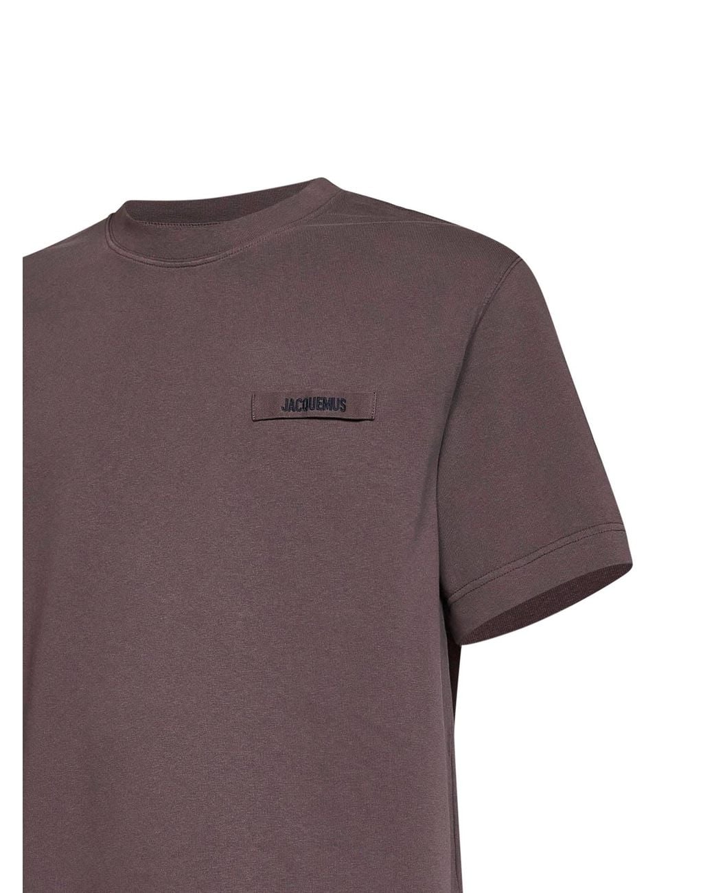 Jacquemus Gray The Gros Grain T-Shirt for men