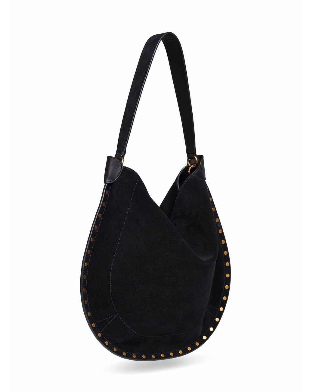 Isabel Marant Black Oskan Hobo Soft Shoulder Bag