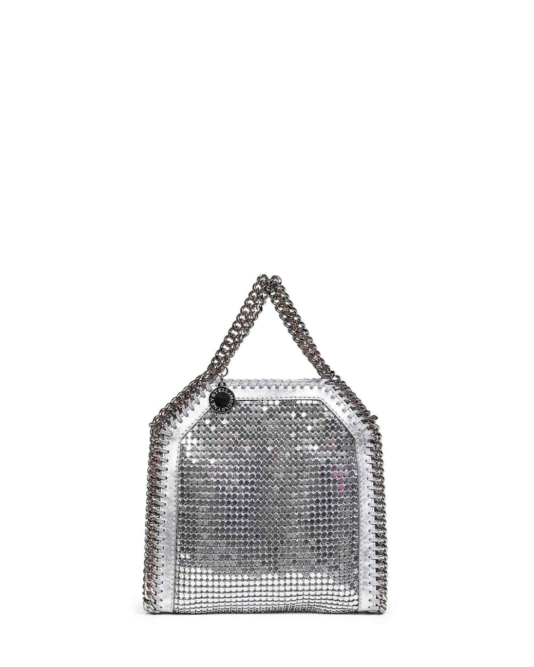 Stella McCartney Metallic Falabella Tiny Tote Bag
