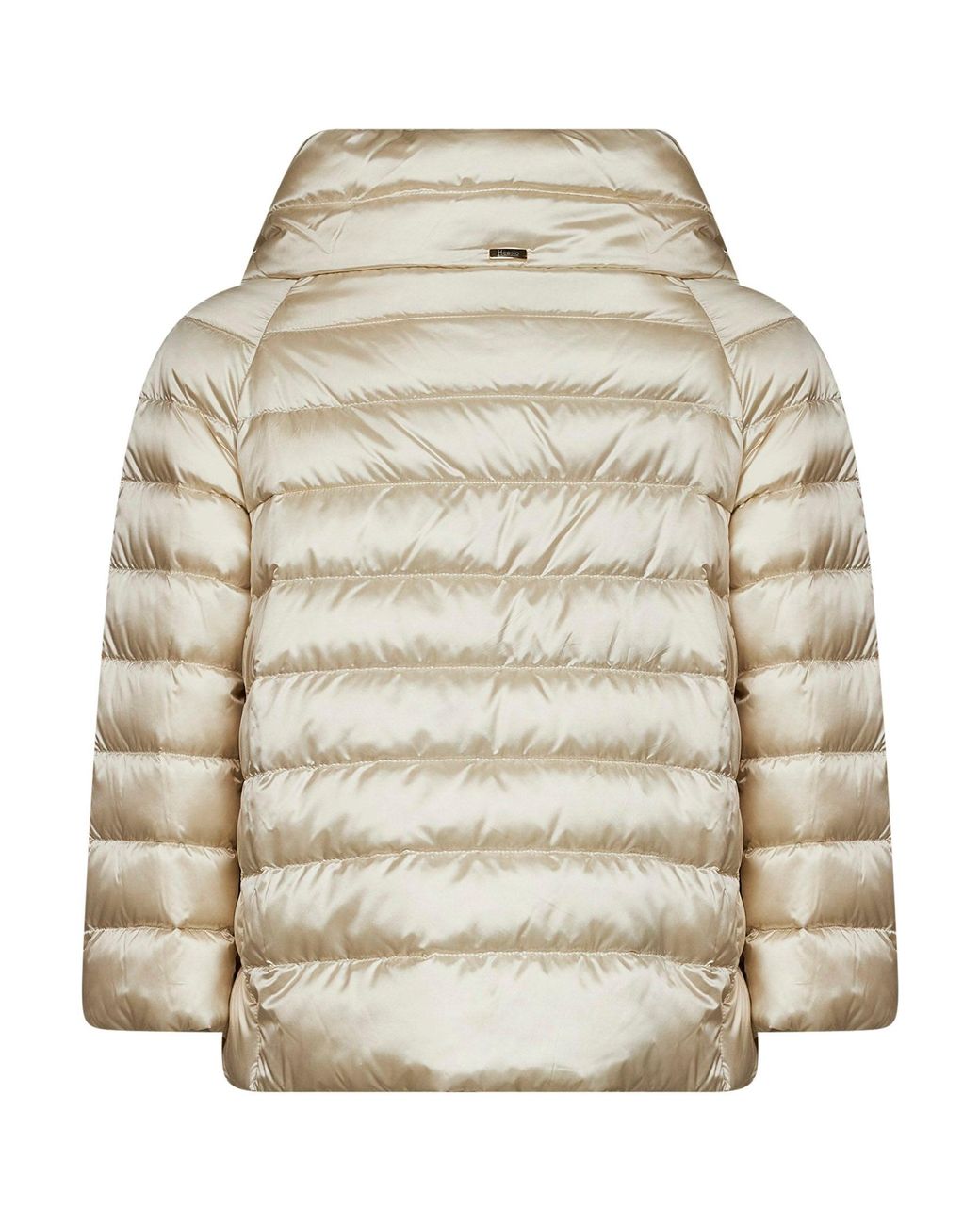 Herno Natural Nylon Sofia Padded Mini Cape