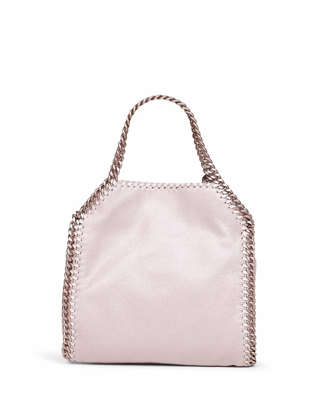 Stella McCartney Pink Shell Falabella Mini Tote Bag