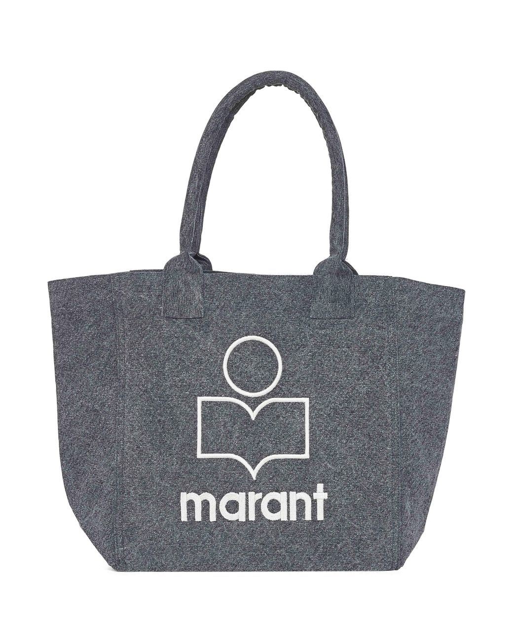 Isabel Marant Black Faded Small Yenky Tote Bag