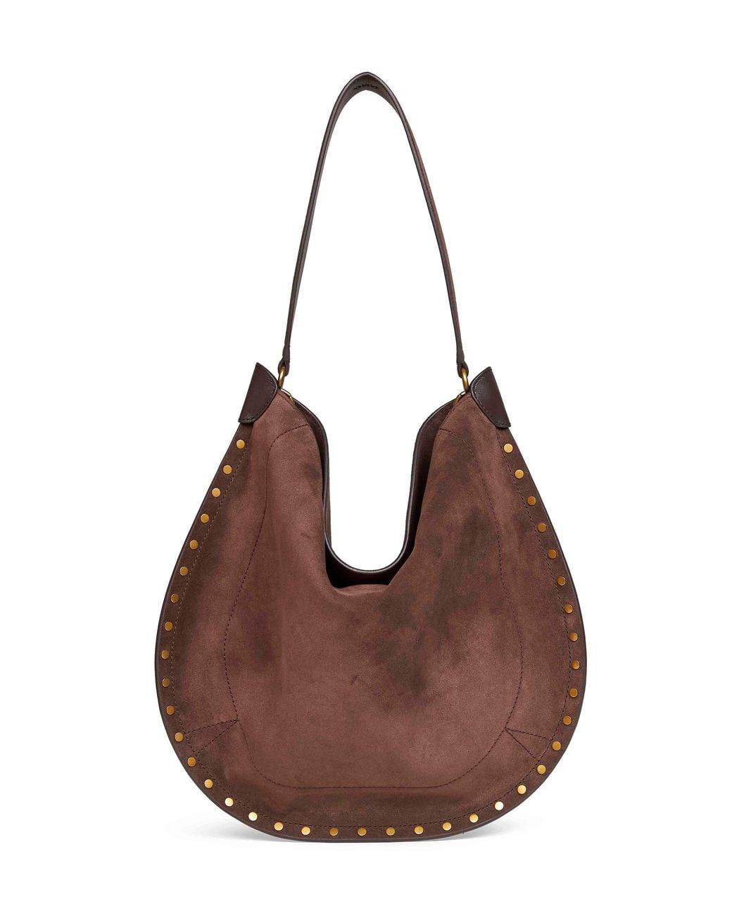 Isabel Marant Brown Coffee Oskan Hobo Soft Shoulder Bag