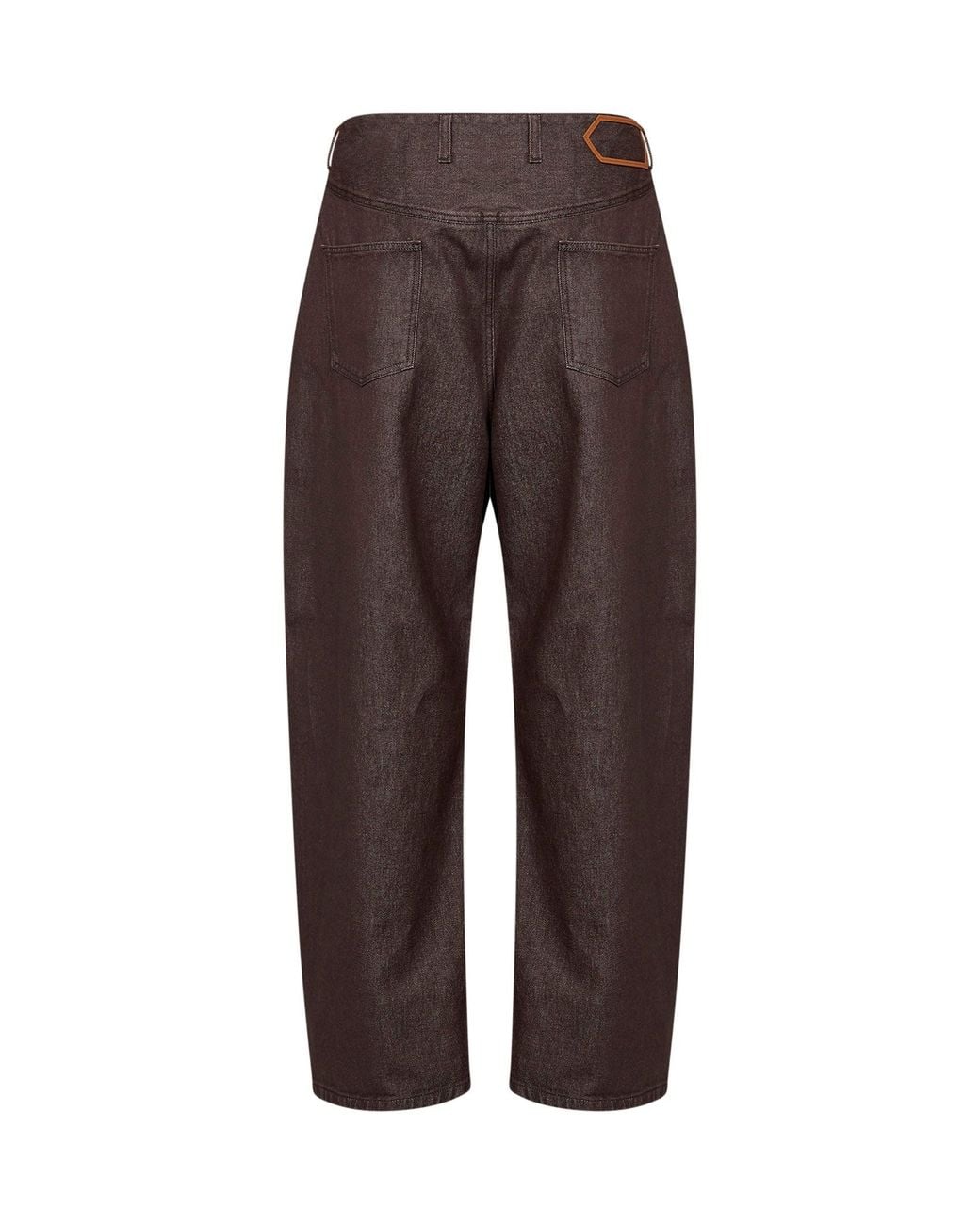 Jacquemus Brown The De-Nîmes Denim Tempo Curved-Leg Jeans for men