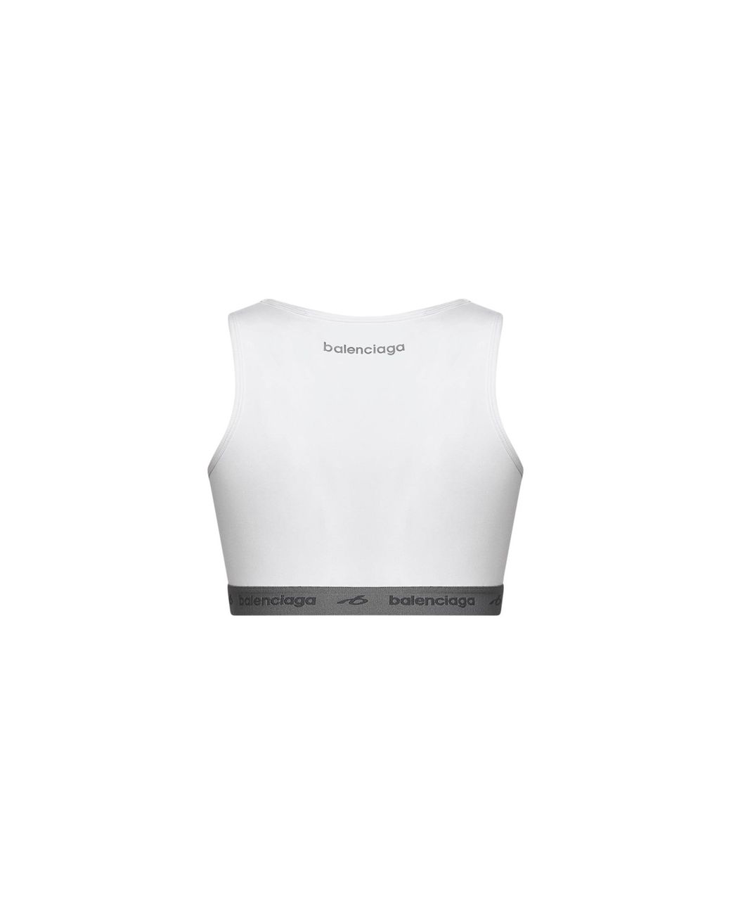 Balenciaga White Techwear Bra Tank Top
