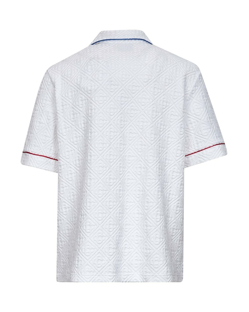 Casablanca Blue Monogram Jacquard Towelling Shirt for men