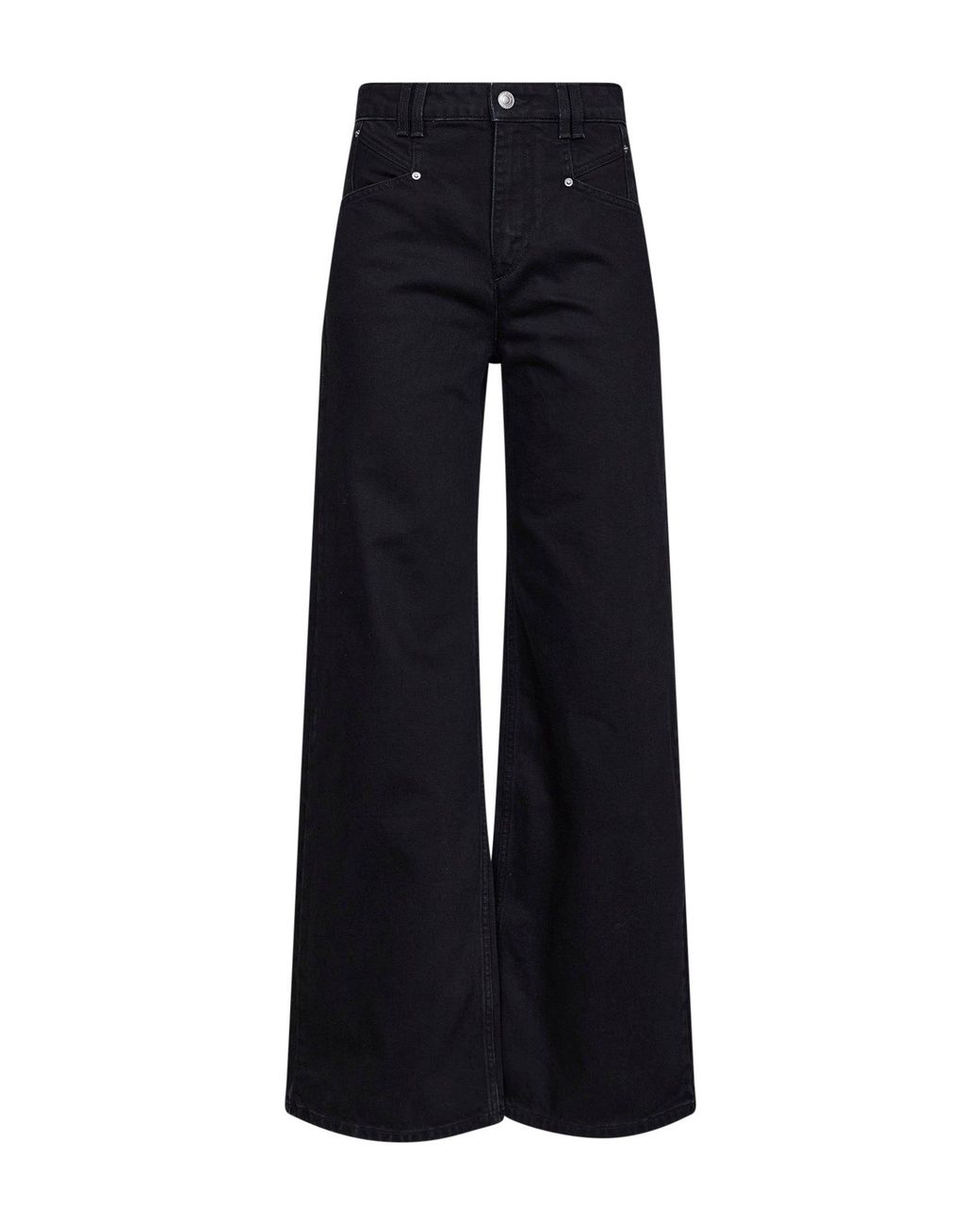 Isabel Marant Blue Cotton Denim Lemony Jeans