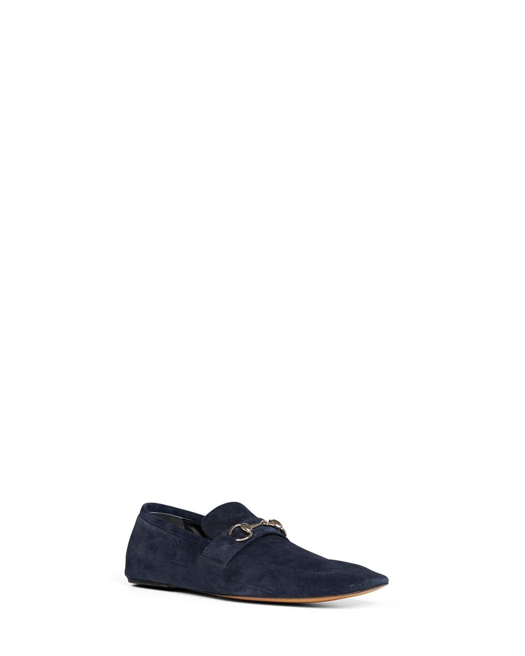 Gucci Blue Ragazzo Suede Loafers for men