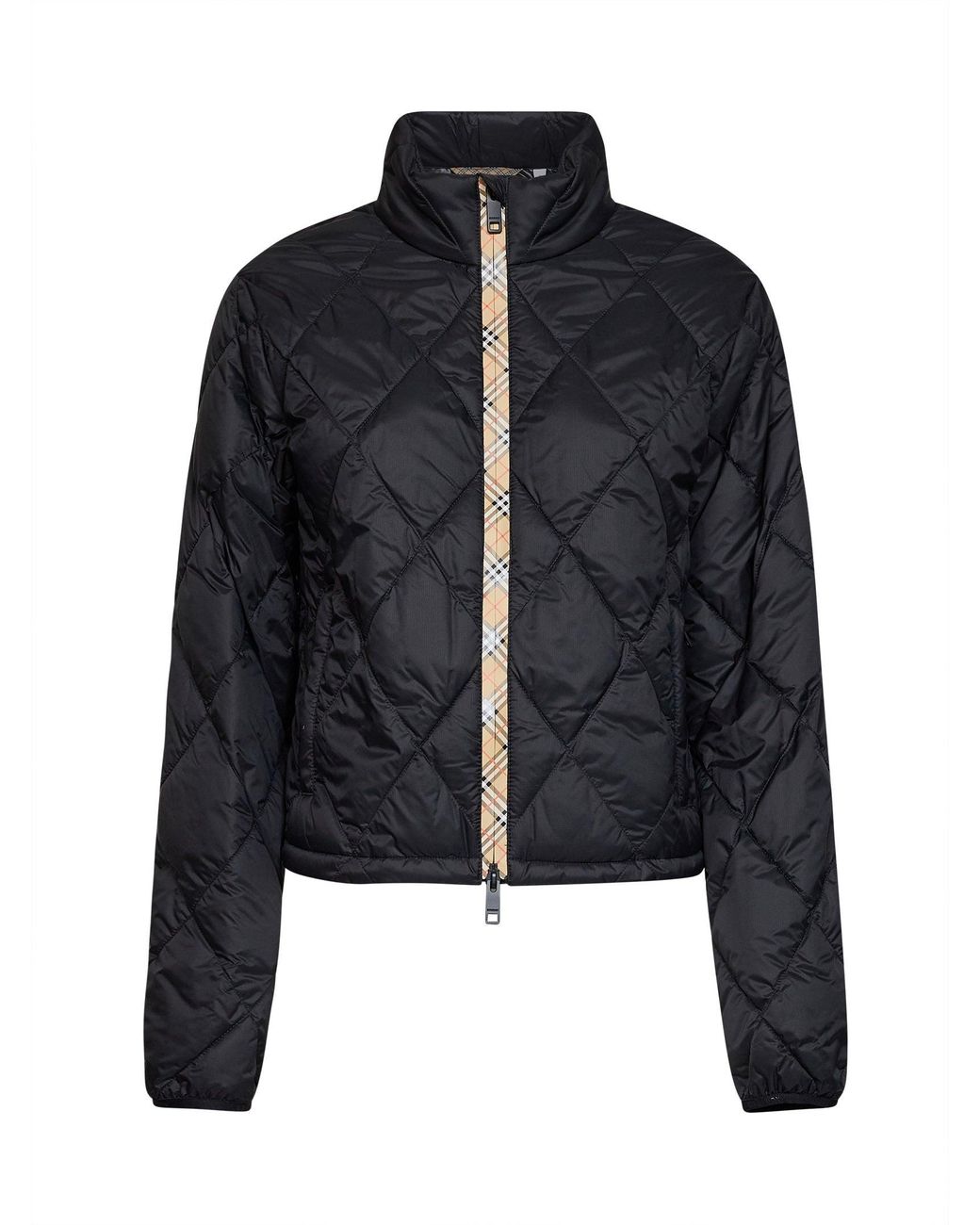 Burberry Black Quilted Nylon Bramford Packable Jacket
