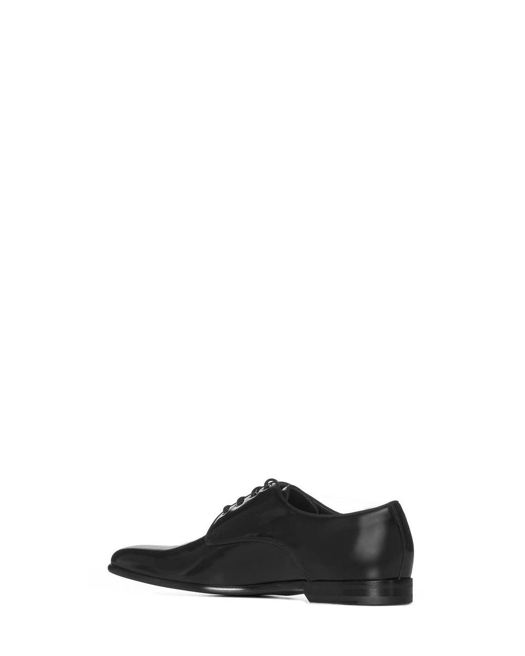 Dolce & Gabbana White Leather Lace-Up Derby Shoes for men
