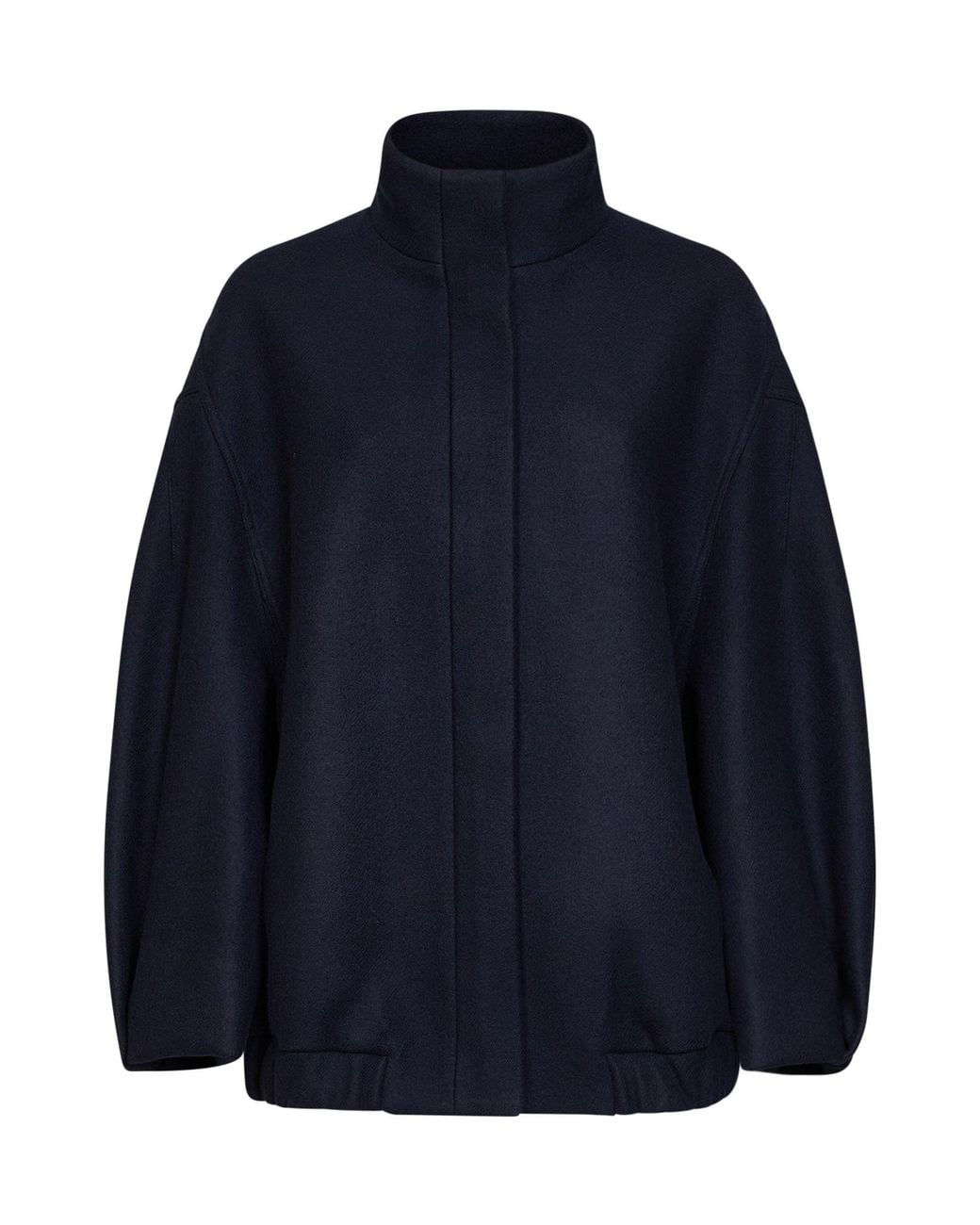 Dries Van Noten Blue Wool Blend Voles Oversized Blouson