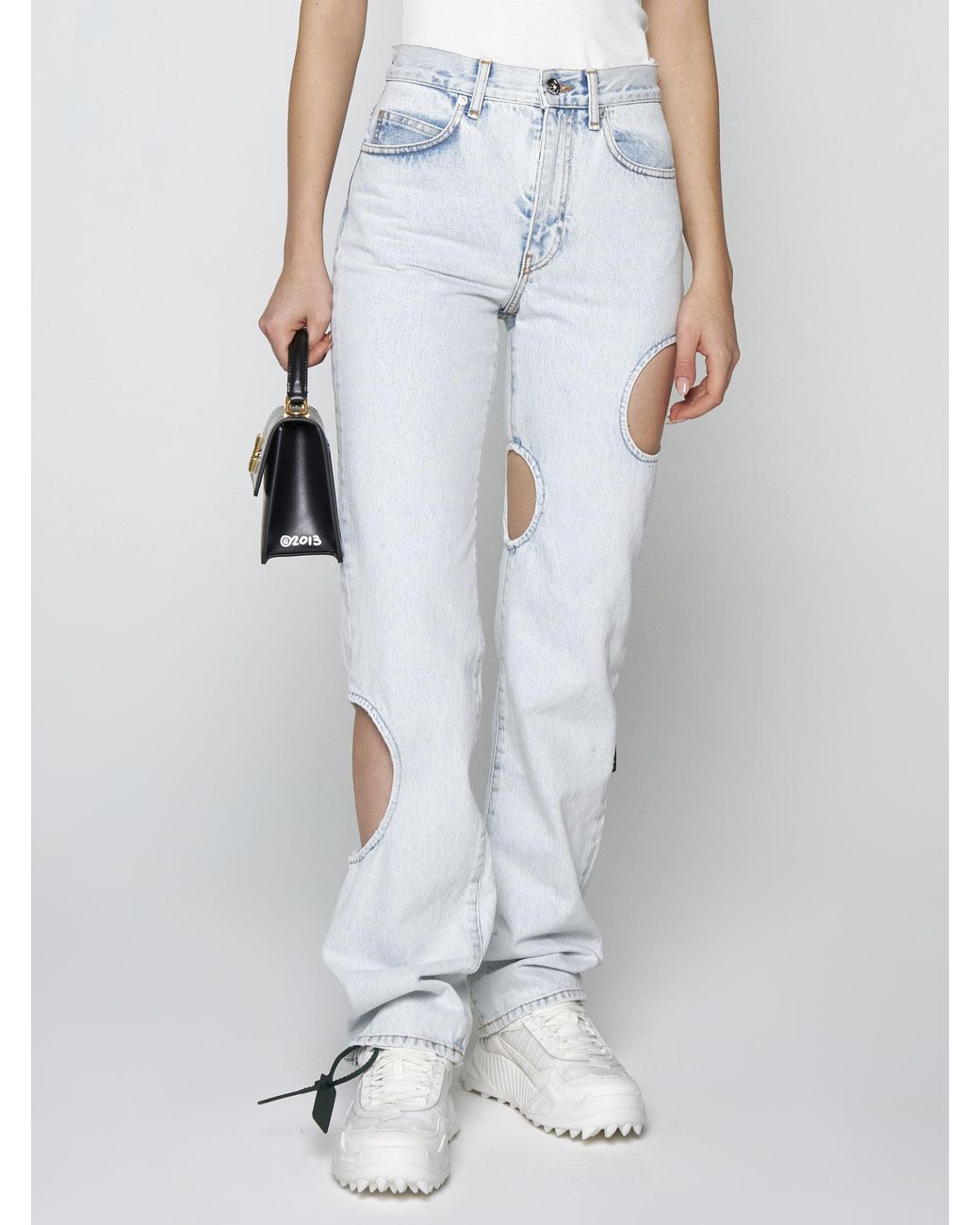 Off-White Meteor straight-leg Jeans - Farfetch