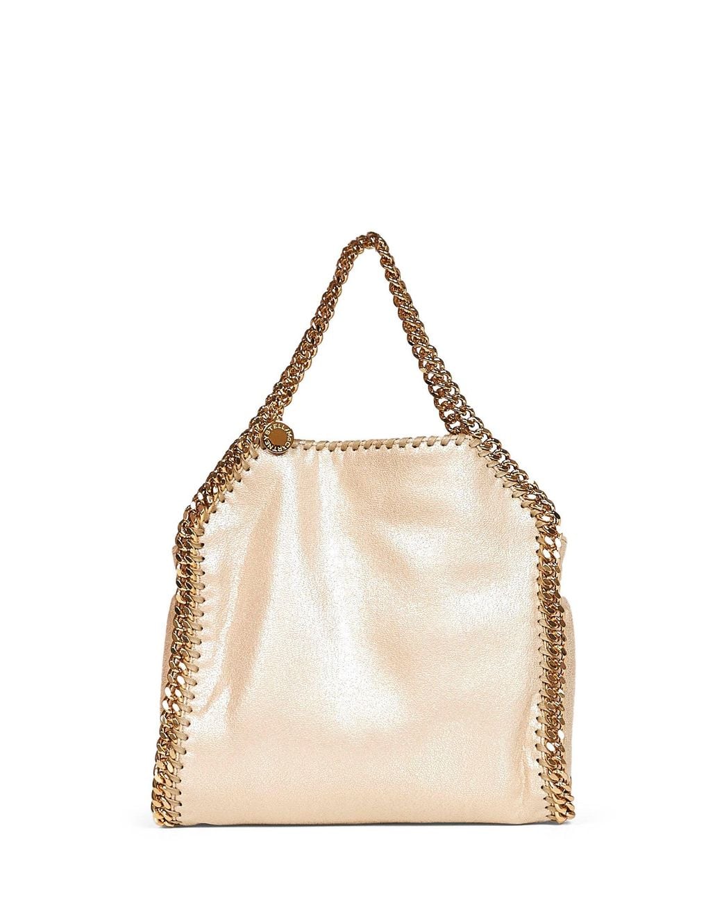 Stella McCartney Natural Pyrite Falabella Mini Tote Bag