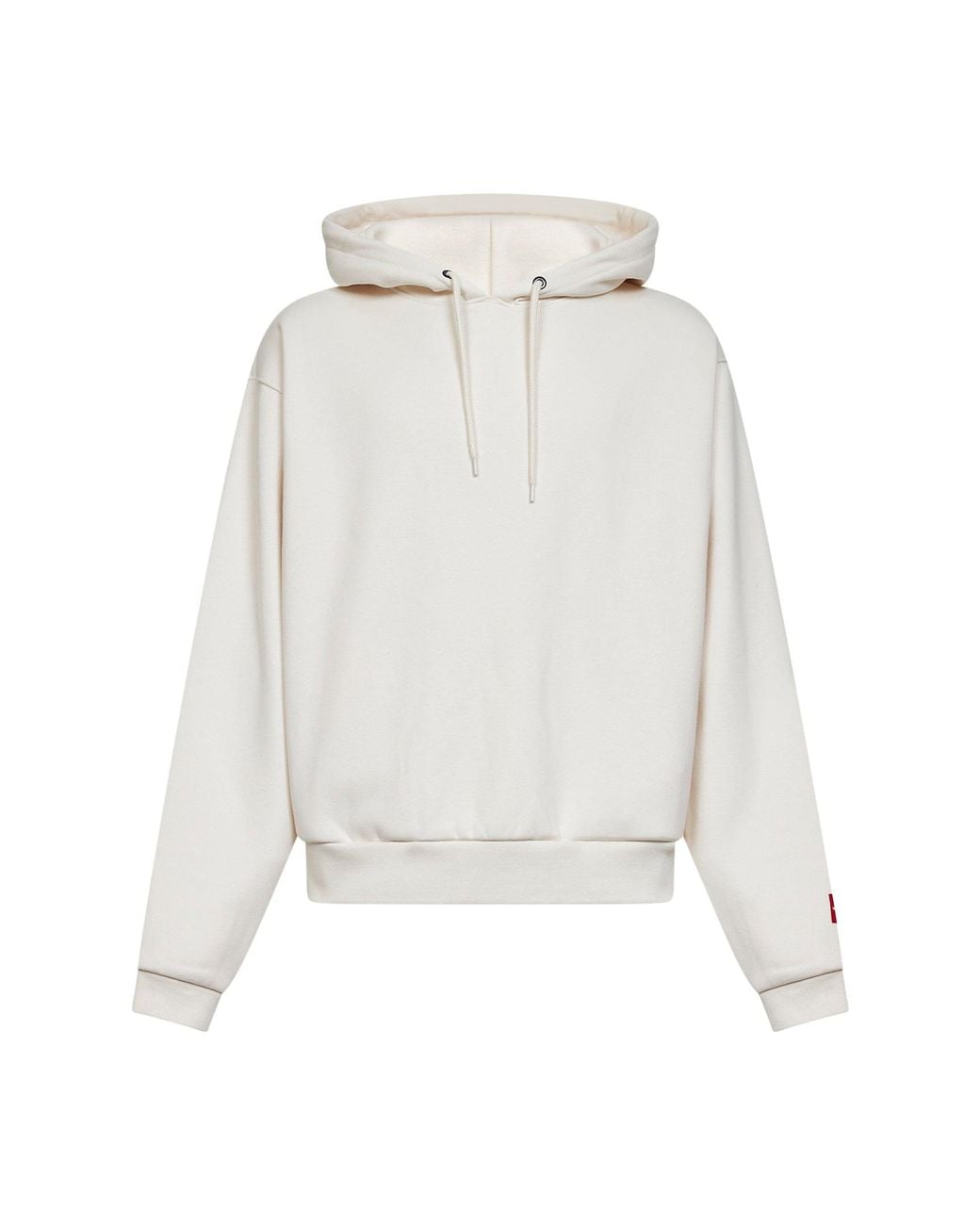 The North Face White Ivory Box Polycotton Hoodie for men