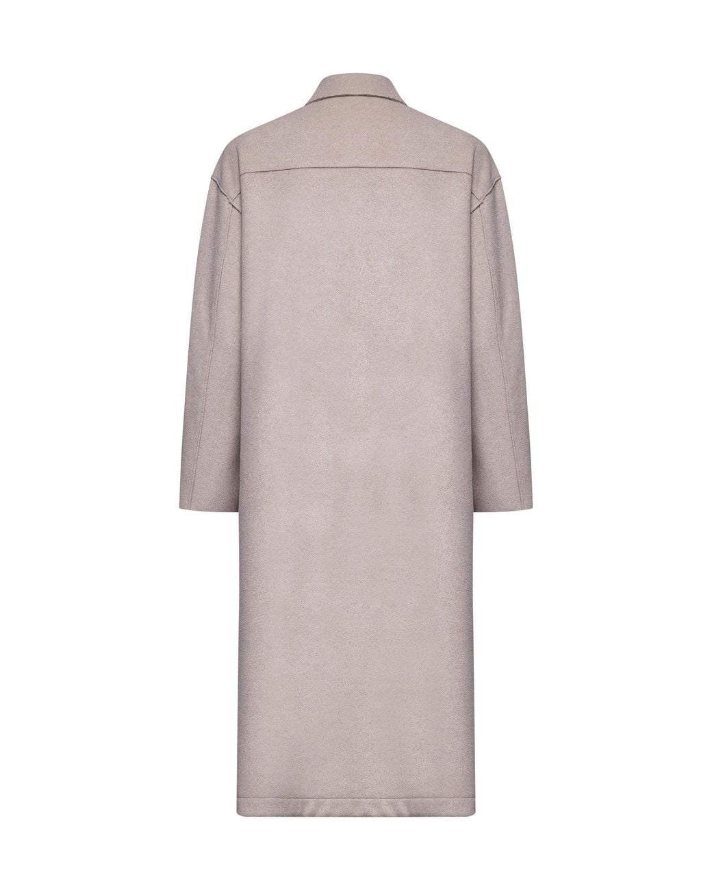 Blanca Vita Gray Double Jersey Celtis Coat