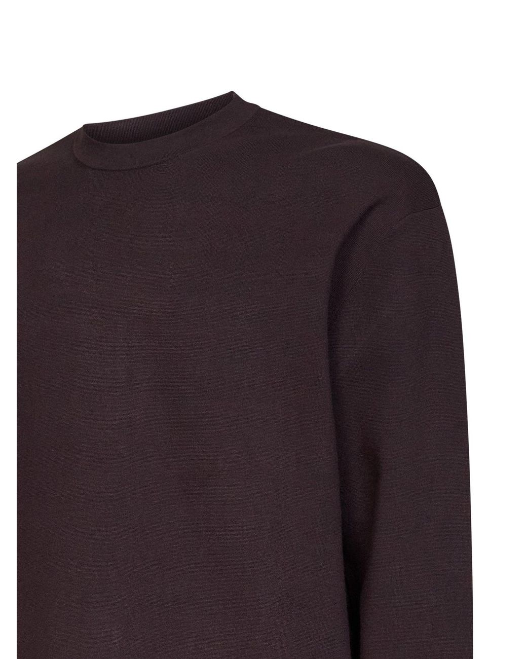 Hevò Blue Knit Top Fiumara Dark Viscose Blend for men