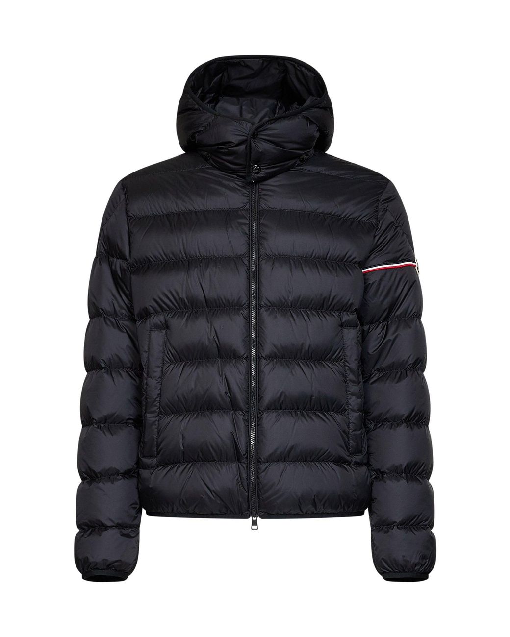 Moncler Black Ravenlock Short Hooded Down Jacket for men