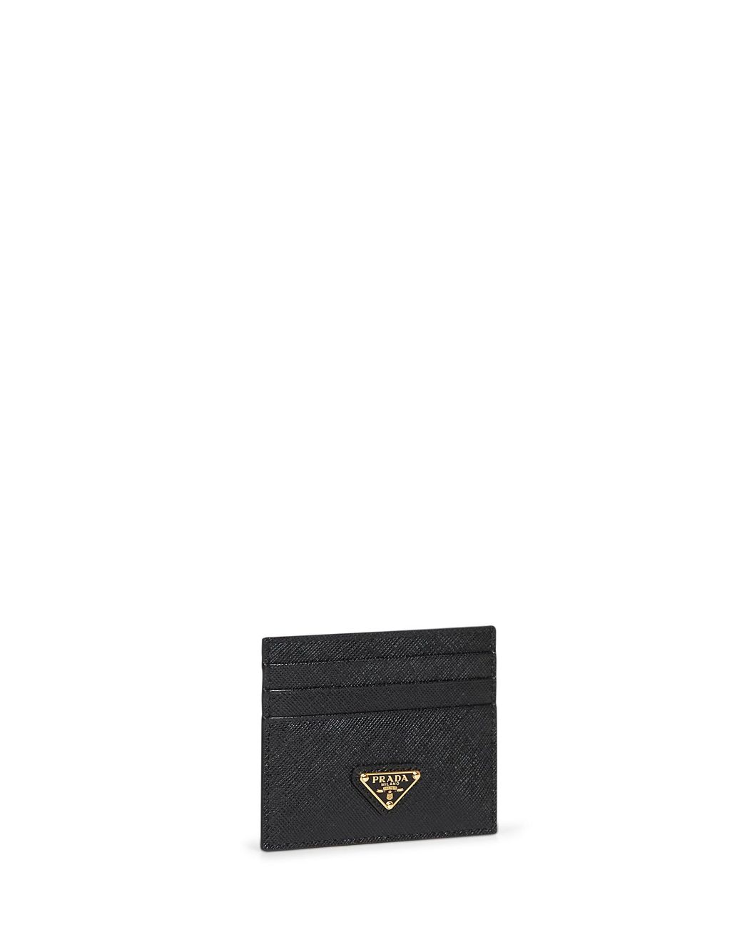 Prada White Saffiano Leather Card Holder