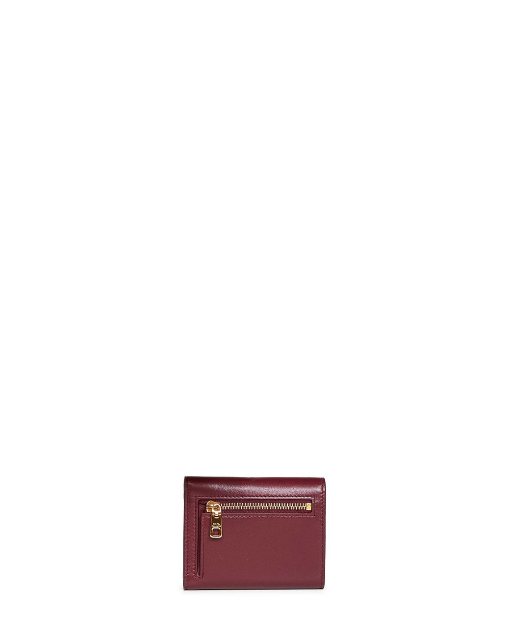 Dolce & Gabbana Purple Burgundy Plongé Calfskin Leather Wallet