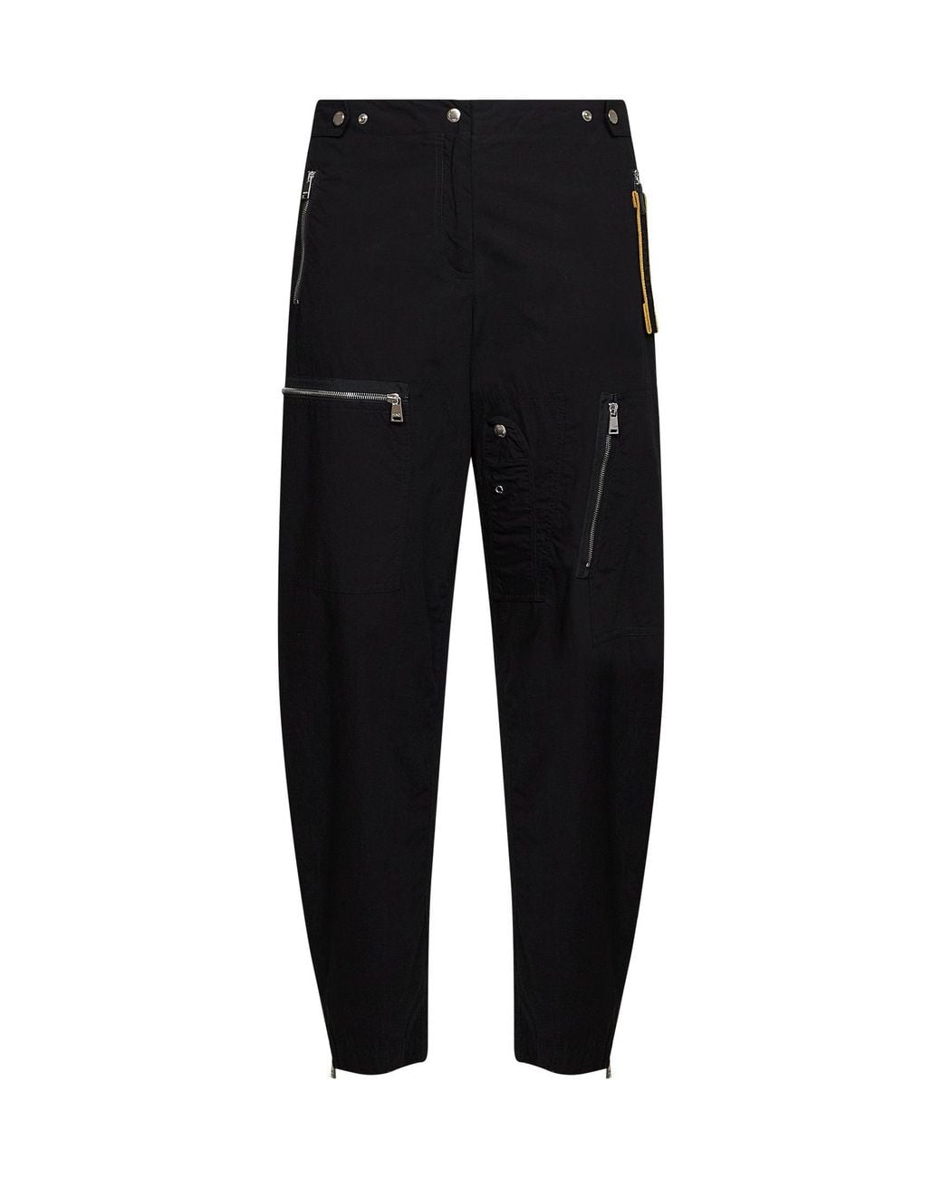 Fendi Black Parachute Canvas Cargo Trousers
