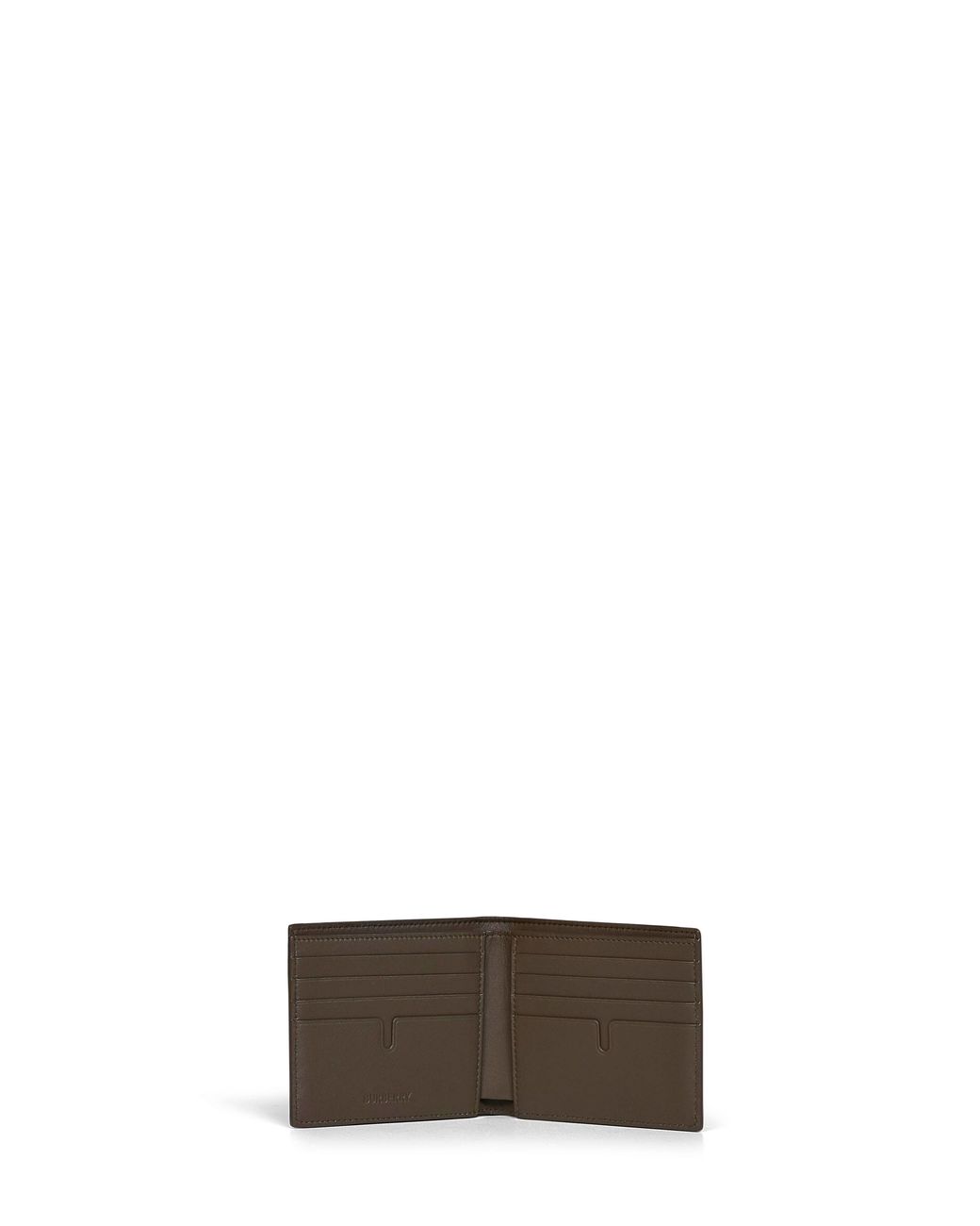 Burberry Natural Sand Check Bi-Fold Wallet for men