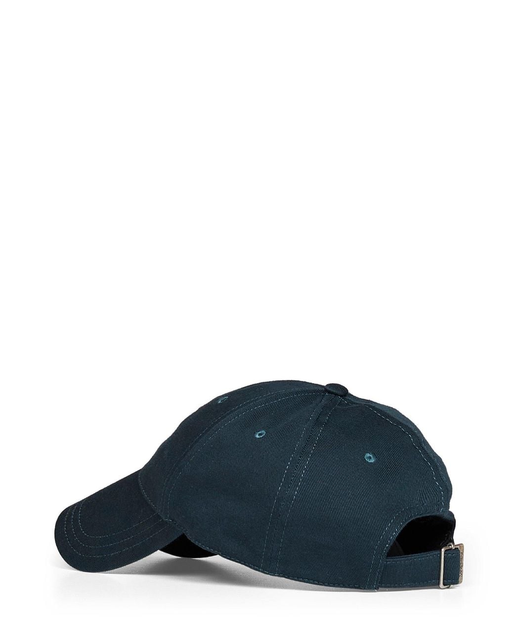 Saint Laurent Blue Gabardine College-Style Y Letterman Baseball Cap for men