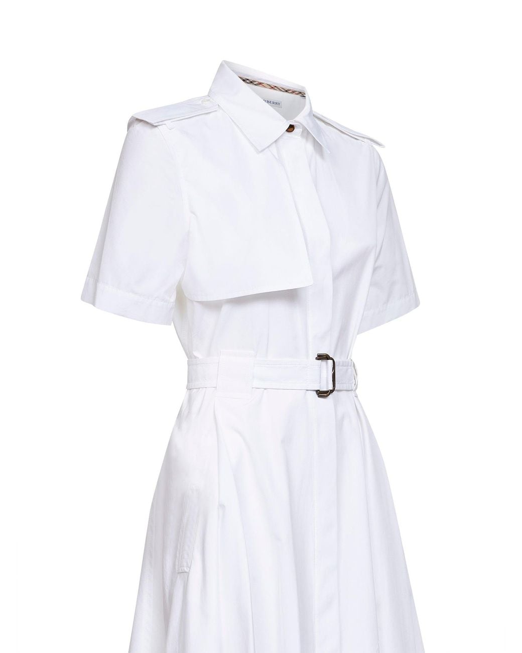 Abito Chemisier di Burberry in White