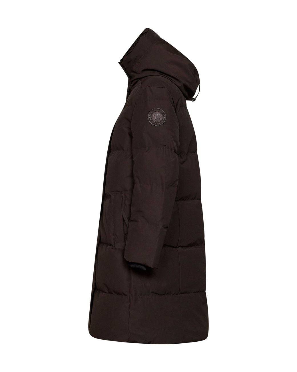 Canada Goose Black Arabica Louise Tonal Disc Hooded Parka